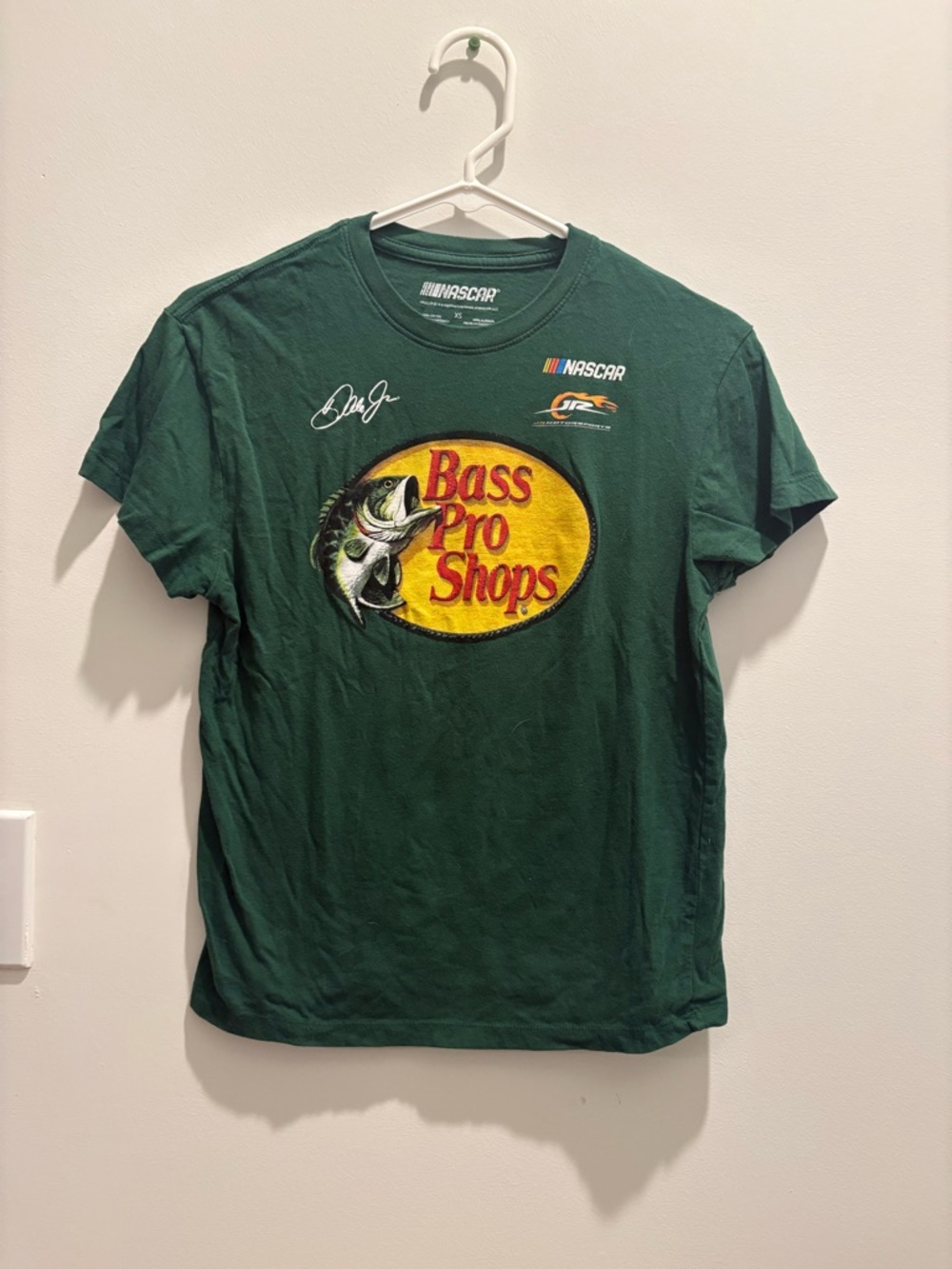 Nascar Bass Pro Shops Green Short Sleeve Tee
